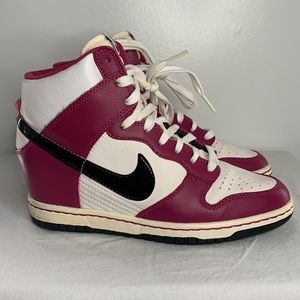 NIKE DUNK SKY HI HIDDEN WEDGE BRIGHT MAGENTA Women’s Size 7.5 KEA